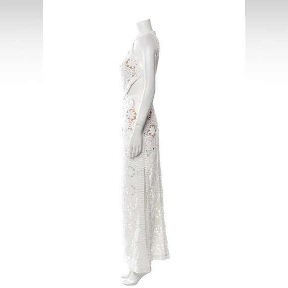 Elie Saab White Crochet Dress - Picture 6 of 16